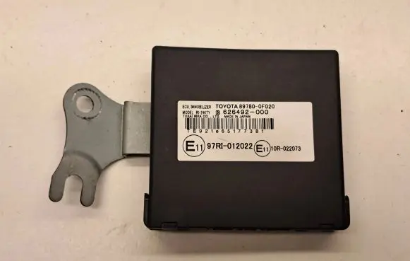 Toyota Corolla Verso AR10 Immobilizer control unit/module 626492000 897800F020 97RI012022