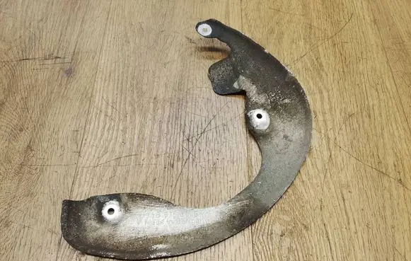 Porsche Macan (95B) Front brake disc dust cover plate 95B615311G