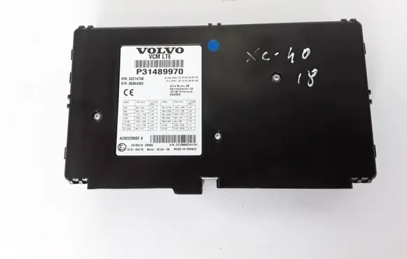 Volvo XC40 GPS navigation control unit/module P31489970
