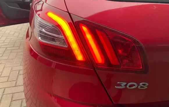 Peugeot 308 Rear/tail lights 9677817680