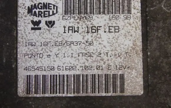 Fiat Punto (176) Engine control unit/module ECU 46545150