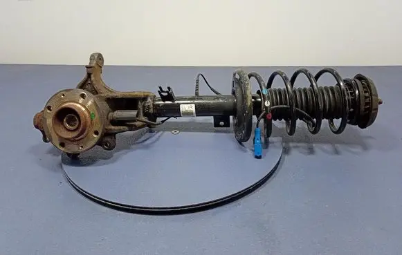 Peugeot 208 I Front shock absorber with coil spring 9804831280
