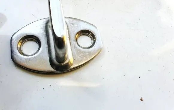 Volkswagen Polo VI Rear door lock loop/hook striker 3C0837033B