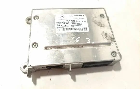 Mercedes-Benz E W211 Bluetooth control unit module A2118701885 DM60136587