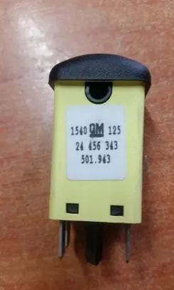 Opel Astra G Seat heating switch 24456343 501943 1540GM125