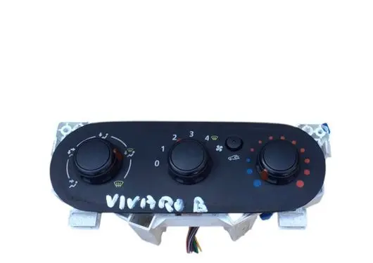 Opel Vivaro Air conditioning/heating control unit E1093050 30080061 1412015