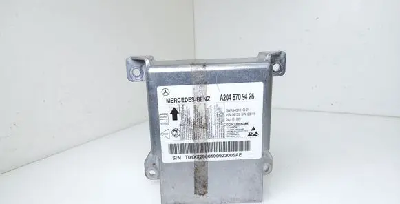 Mercedes-Benz C W204 Airbag control unit/module A2048709426 5WK44318