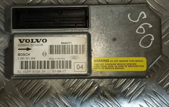 Volvo S60 Airbag control unit/module 0285001254 8645271