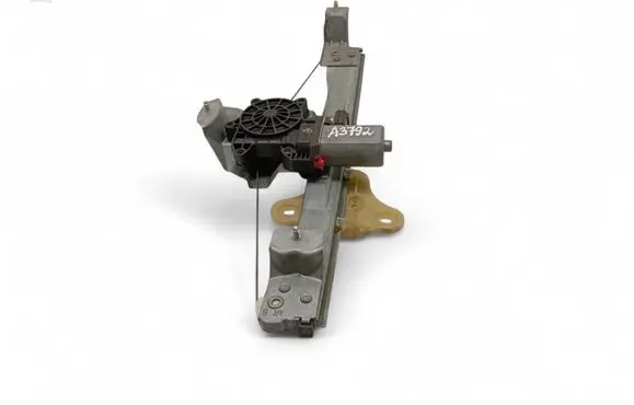 Rear door window regulator with motor