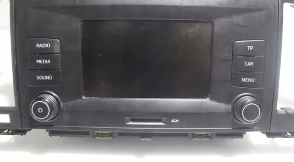 Seat Leon (5F) Radio/GPS head unit trim 5F0035885A