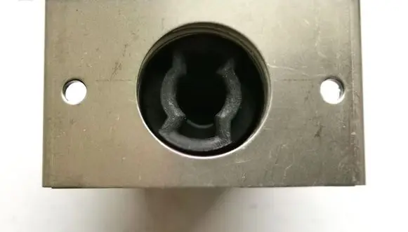 Engine bonnet/hood lock trim molding