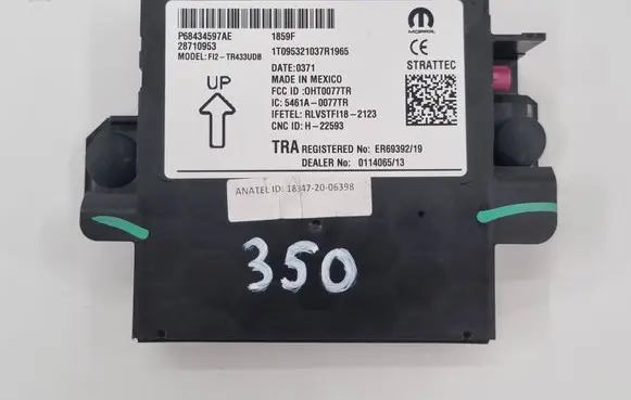 Ram 1500 Keyless (KESSY) go control unit/module P68434597AE 68434597AE