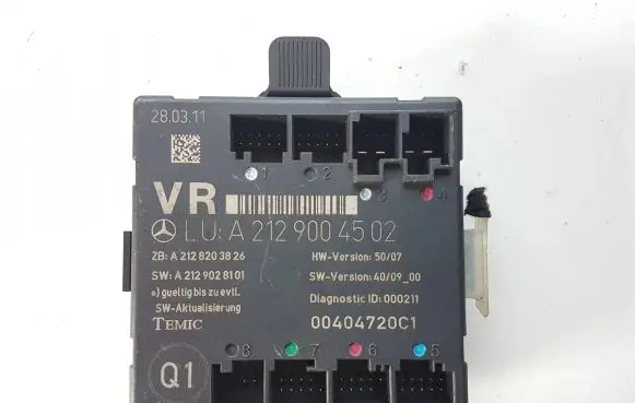 Mercedes-Benz E W212 Door control unit/module A2129004502