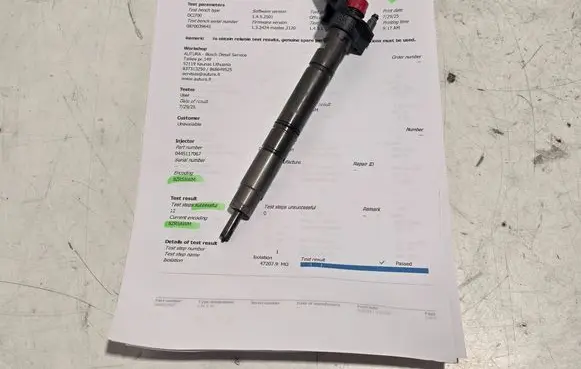 Audi A6 S6 C7 4G Fuel injector 059130277ED 170509 04451170675