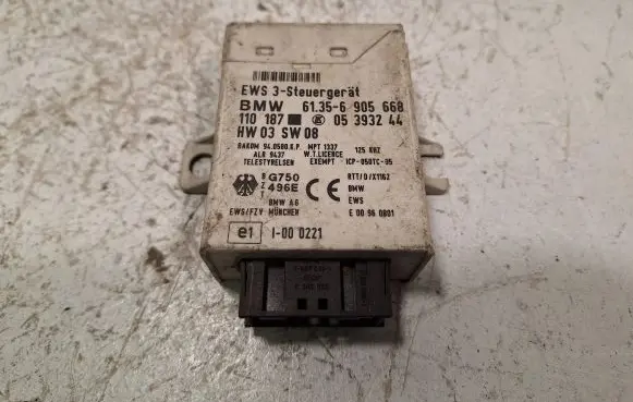 BMW 3 E46 Immobilizer control unit/module 05393244 61356905668 110187