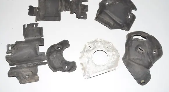 Heat shield in engine bay