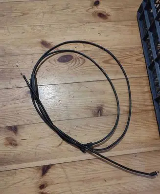BMW 5 E60 E61 Engine bonnet/hood lock release cable 7184451 119702