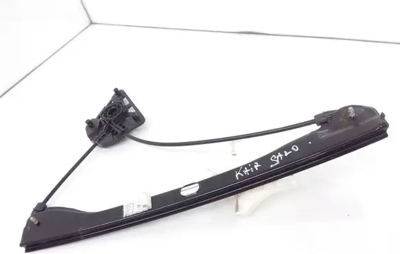 Rear window lifting mechanism without motor