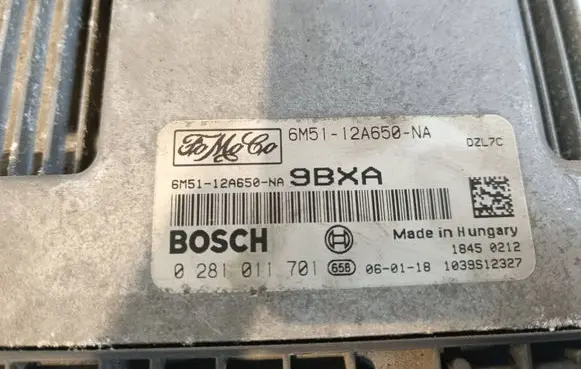 Ford Focus Other control units/modules 6M5112A650NA 0281011701
