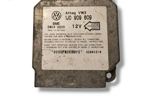 Volkswagen Golf IV Airbag control unit/module 1J0909609 32980316 5WK42800