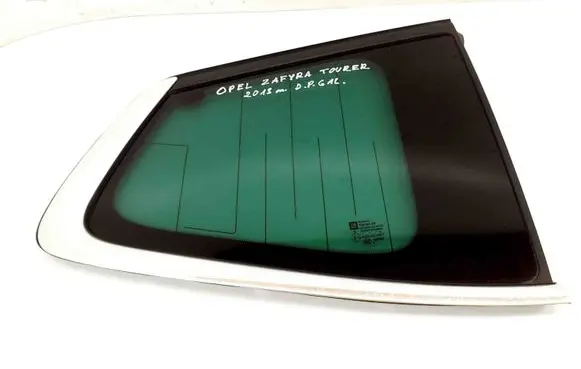Opel Zafira C Rear vent window glass 510508554 20957911