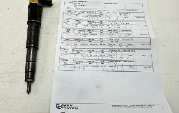 Nissan Primastar Fuel injector H82912226 0445110375