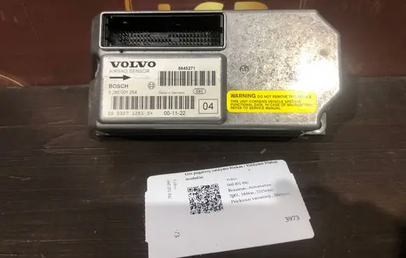 Volvo S60 Airbag control unit/module 0285001254 8645271