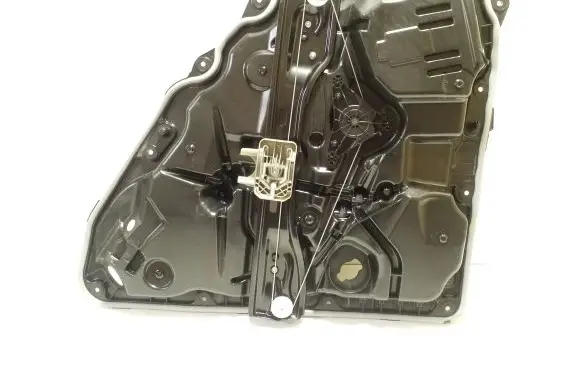 Rear window lifting mechanism without motor