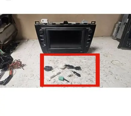 Mazda 6 Sound system wiring loom 14799233 GER966DVD