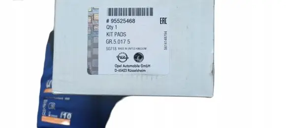 Opel Combo D Brake pads (rear) 