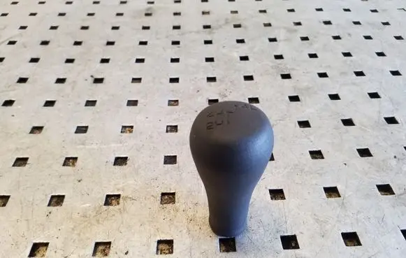 Gear lever shifter trim leather/knob