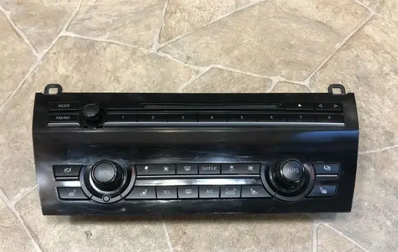 BMW 7 F01 F02 F03 F04 Interior fan control switch 9306187