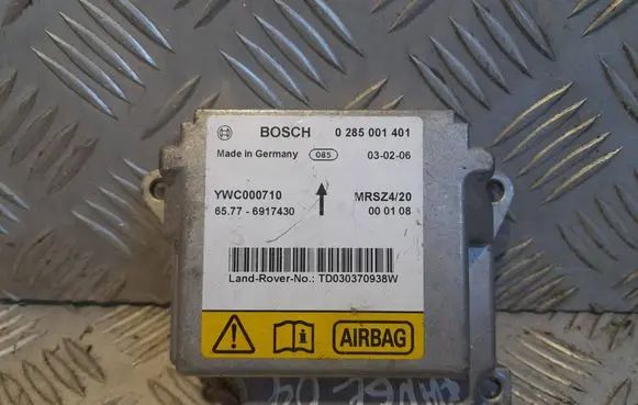 Land Rover Range Rover L322 Airbag control unit/module 0285001401 YWC000710 65776917430