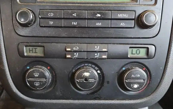 Volkswagen Golf V Climate control/heater control trim IMPRK1375300