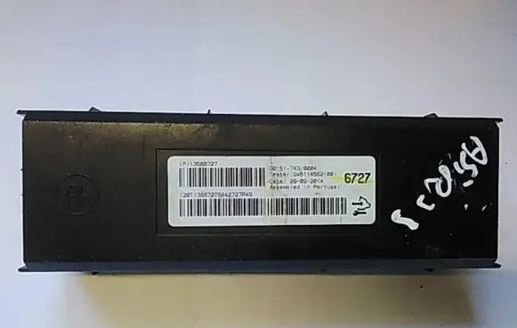 Opel Astra J Air conditioning/heating control unit 13586727