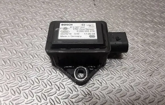 Audi A6 S6 C6 4F ESP acceleration yaw rate sensor 4F0907637 0029218 0265005278