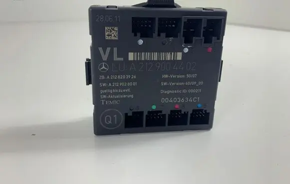 Mercedes-Benz E W212 Door control unit/module A2129004402