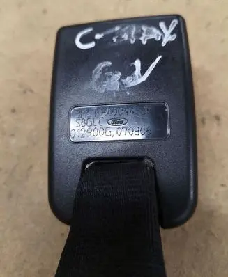 Ford Focus C-MAX Middle seatbelt buckle (rear) 3M51R60044BF 012900G 070306