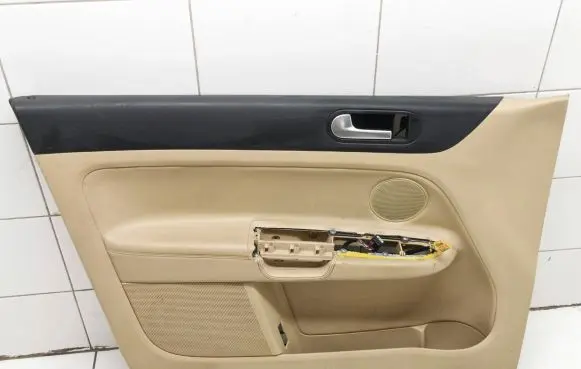Front door card panel trim