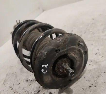 Citroen C2 Front shock absorber with coil spring 9680883480