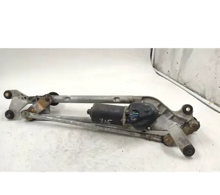Front wiper linkage and motor