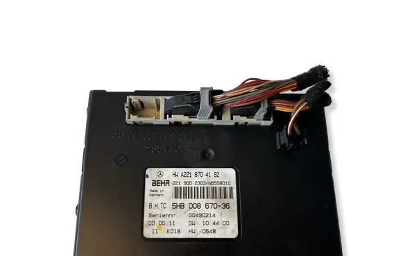 Mercedes-Benz S W221 Climate control unit A2218704192 00490214 2219002303