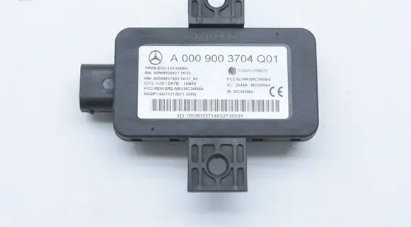 Mercedes-Benz E C207 W207 Tire pressure control unit A0009003704 A0009020417 A0009017803