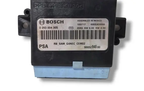 Citroen C4 II Parking PDC control unit/module 9665264980 6002JC0000 0263004305