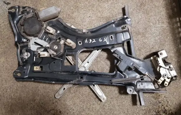 BMW 7 E32 Rear door window regulator with motor 51341928323