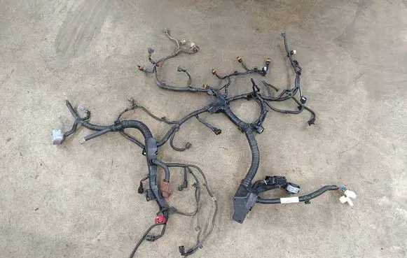 Engine installation wiring loom