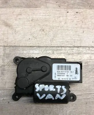 Volkswagen Golf Sportsvan Air flap motor/actuator 5Q0907511D 186001007 T1016590A