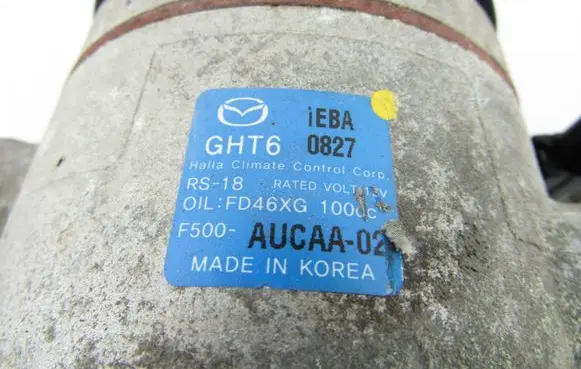 Mazda 6 Air conditioning (A/C) compressor (pump) f500aucaa02