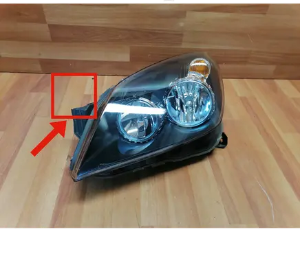 Opel Astra H Headlight/headlamp 1LG27037023 93178633