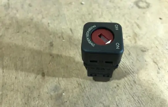 Peugeot 508 Passenger airbag on/off switch 96413912XT